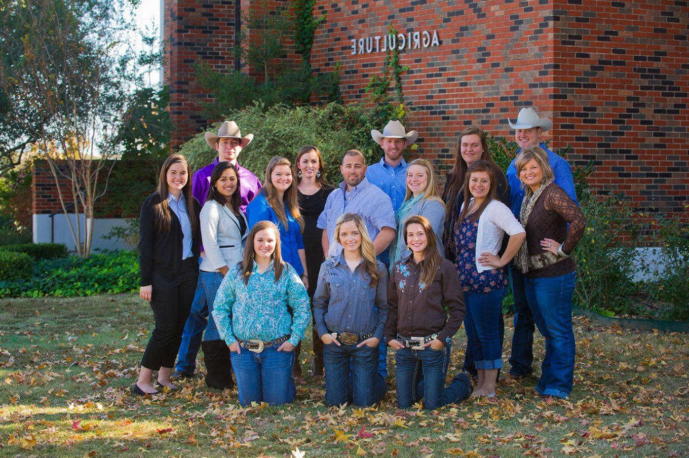 group of ag students